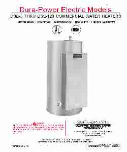 A O  Smith Water Heater DSE-5 THRU DSE-120-page_pdf